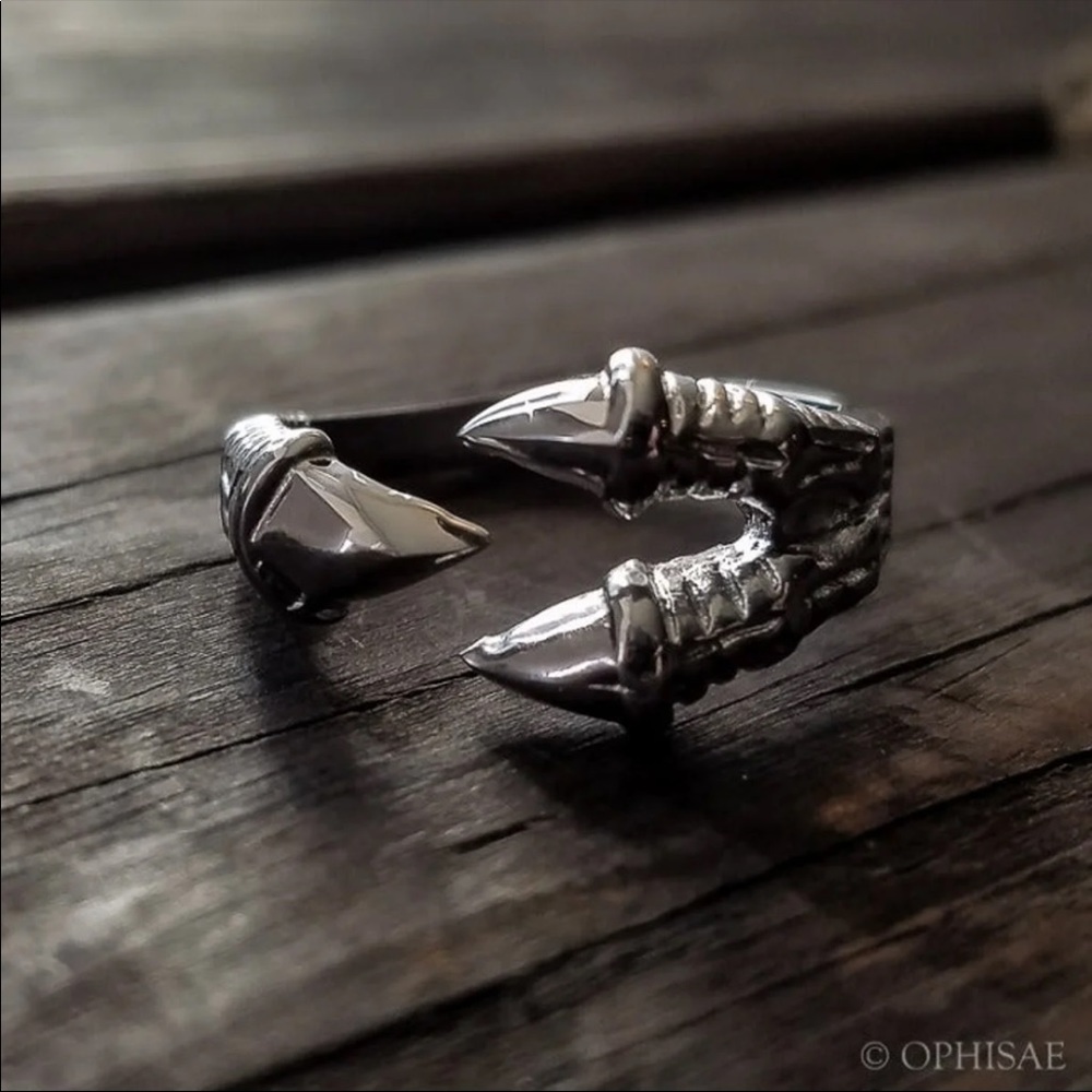 Triple Claw Gothic Stainless Steel Ring
